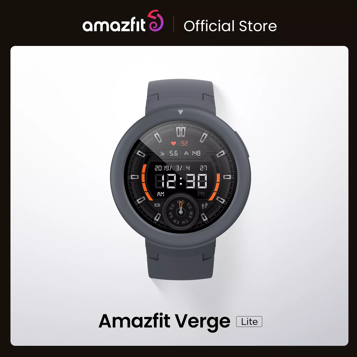 Amazfit Verge Lite Smartwatch Para Android E Ios, Recondicionado, Ip68 Impermevel, Gps