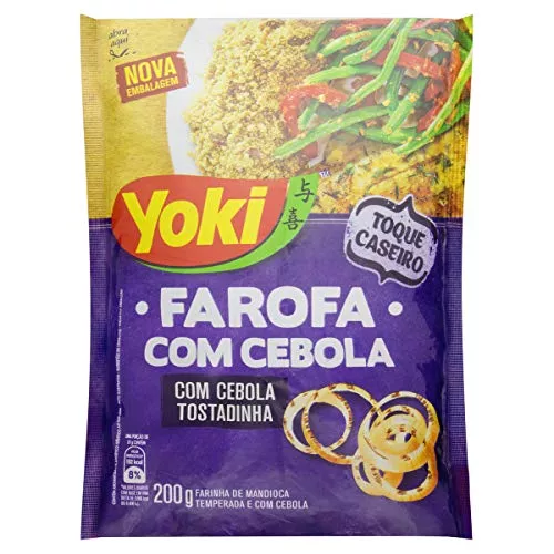 Farofa Com Pedaos De Cebola Yoki 200g
