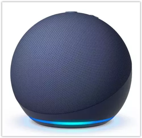 Echo Dot (5 Gerao) Smart Speaker Com Alexa Amazon Azul