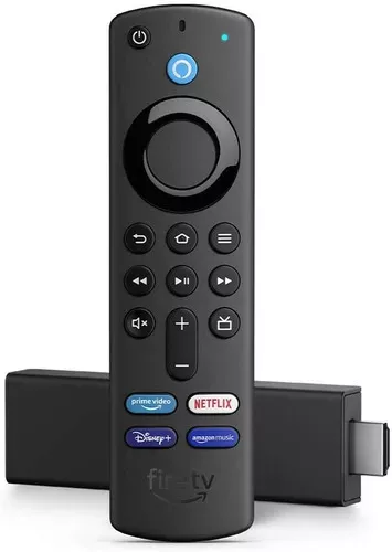 Amazon Fire Tv Stick 4k 8gb Preto Com Alexa E Dolby Audio - Transforma Tv Em Smart Tv