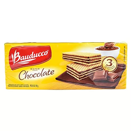 Biscoito Wafer Chocolate Bauducco 140g