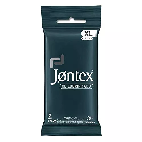 Preservativo Camisinha Jontex Lubrificado Xl - 6 Unidades
