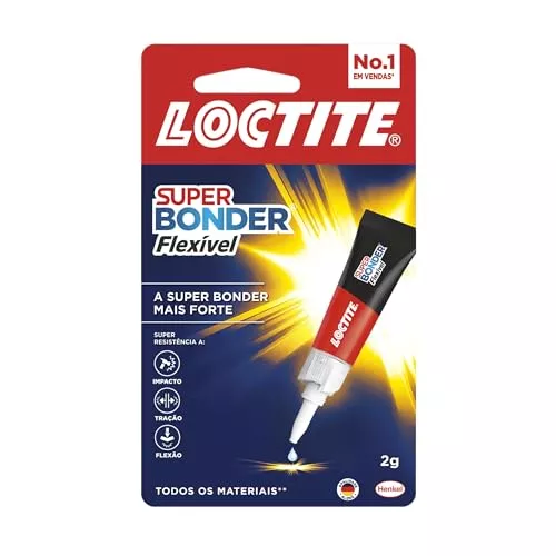 Super Bonder Loctite Power Gel, Cola Transparente Com Frmula Especial Flexvel