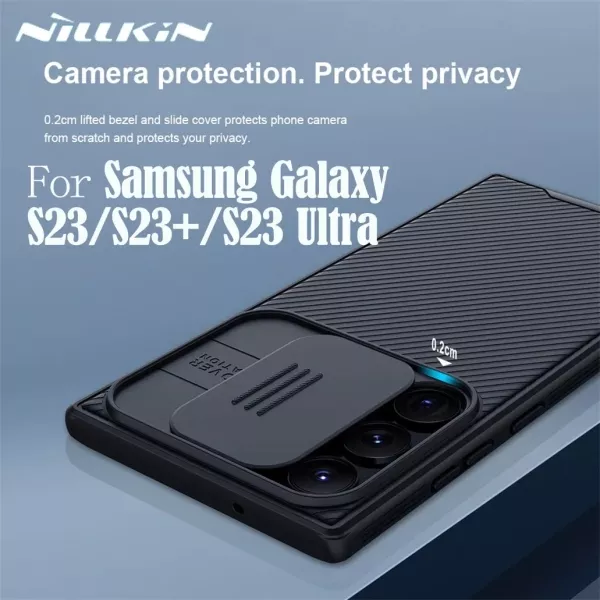 Capa Nillkin Para Samsung Galaxy S23 Ultra Case Camshield Pro Slide Camera