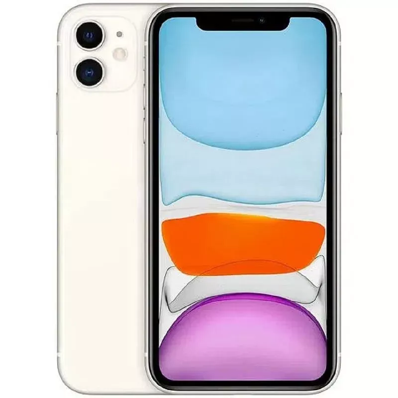 Apple Iphone 11 128gb Branco - Tela 6,1 Cmera Traseira 12mp + Carregador - Vitrine