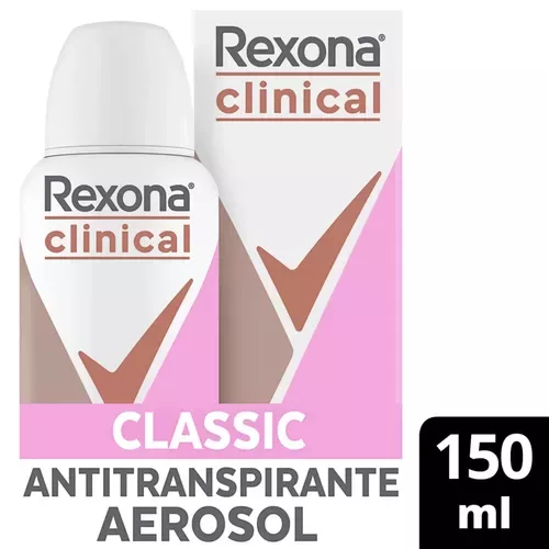 [leve 3 Pag 2] Rexona Clinical 150ml Antitranspirante Aerosol Classic