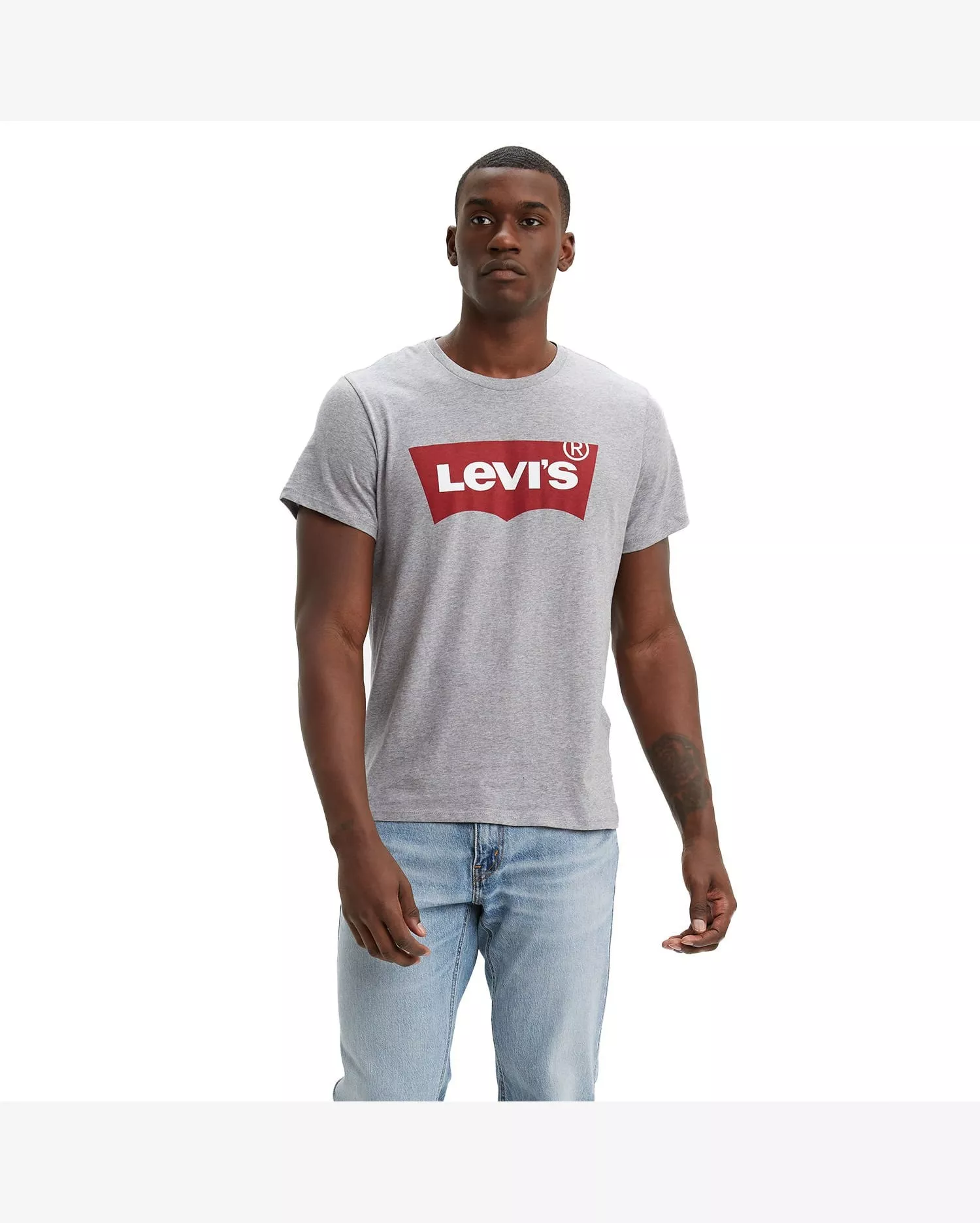 Camiseta Levi&apos;s Graphic Set-in Neck Cinza