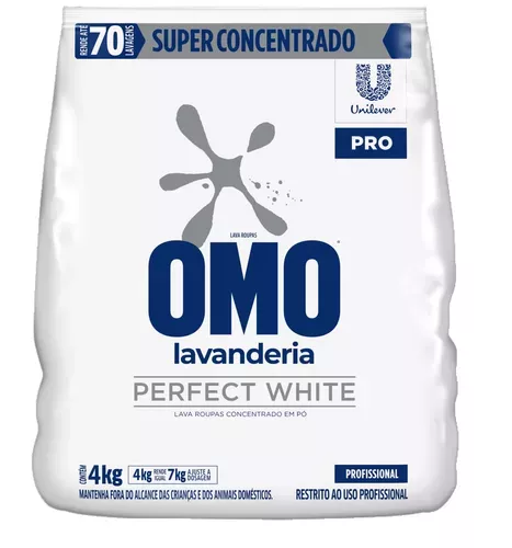 Lava-roupas P Omo Perfect White Pacote 4kg