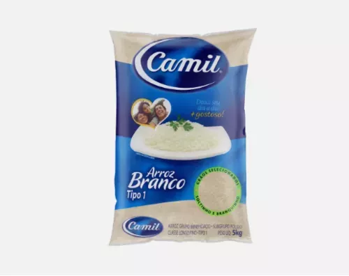 (regional) Ifood Mercado -arroz Branco T1 Camil 1kg
