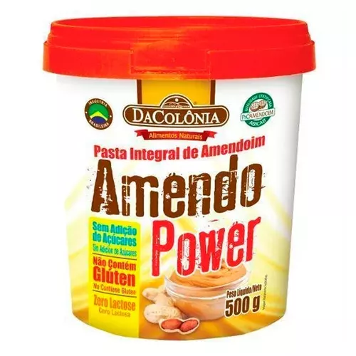 Pasta De Amendoim Dacolnia Amendo Power 500g
