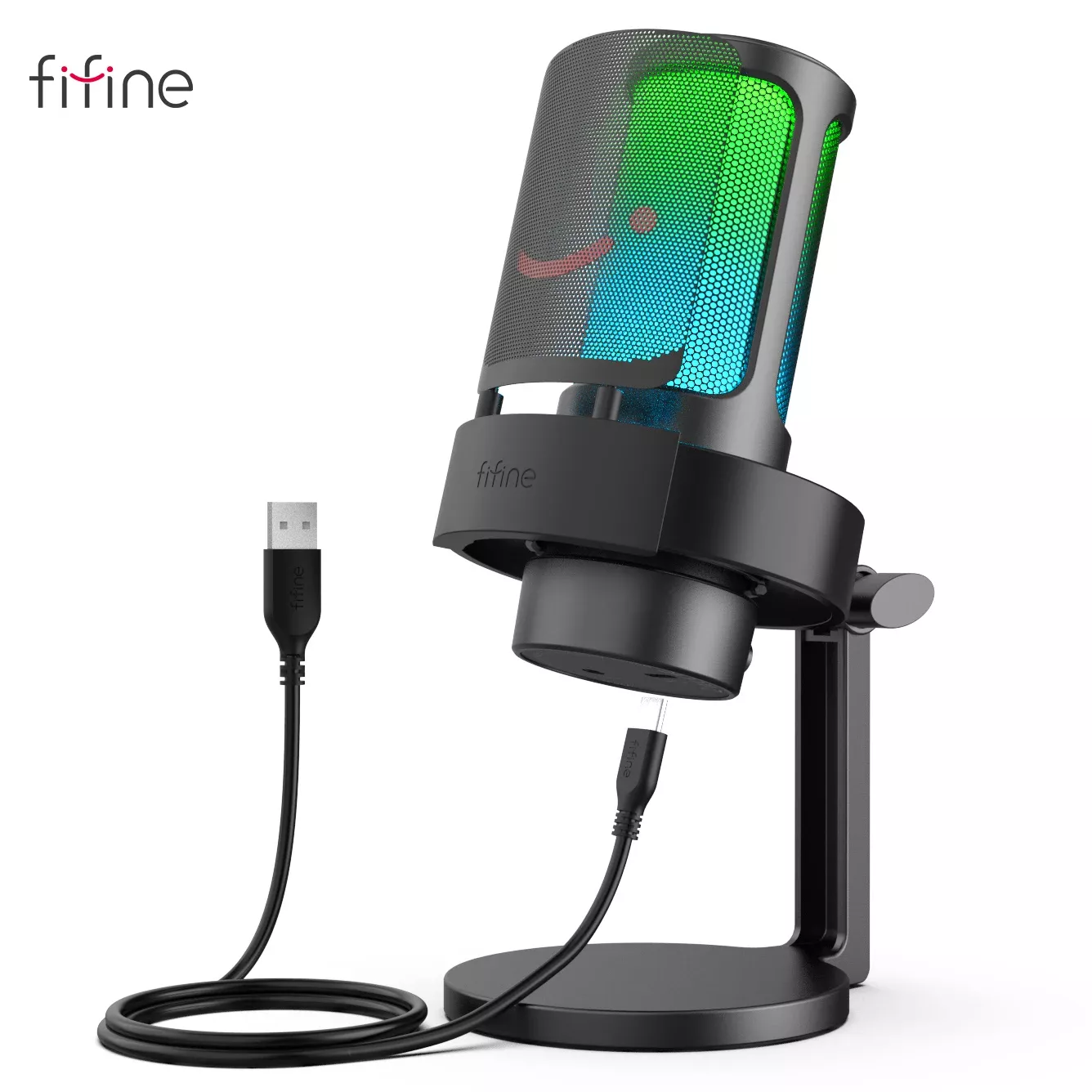 Microfone Fifine Ampligame A8 Rgb