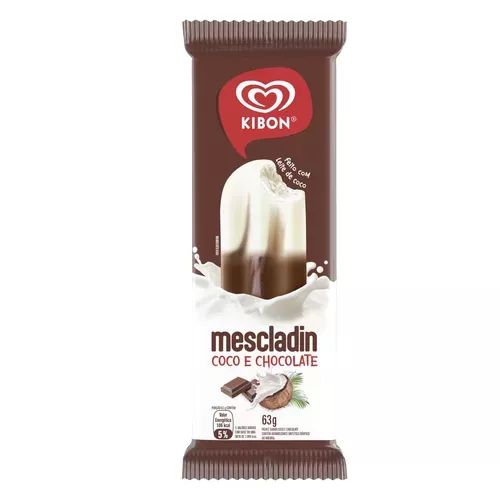 Picole Kibon Mescladin Coco E Chocolate - Leve 2 E Pague 1