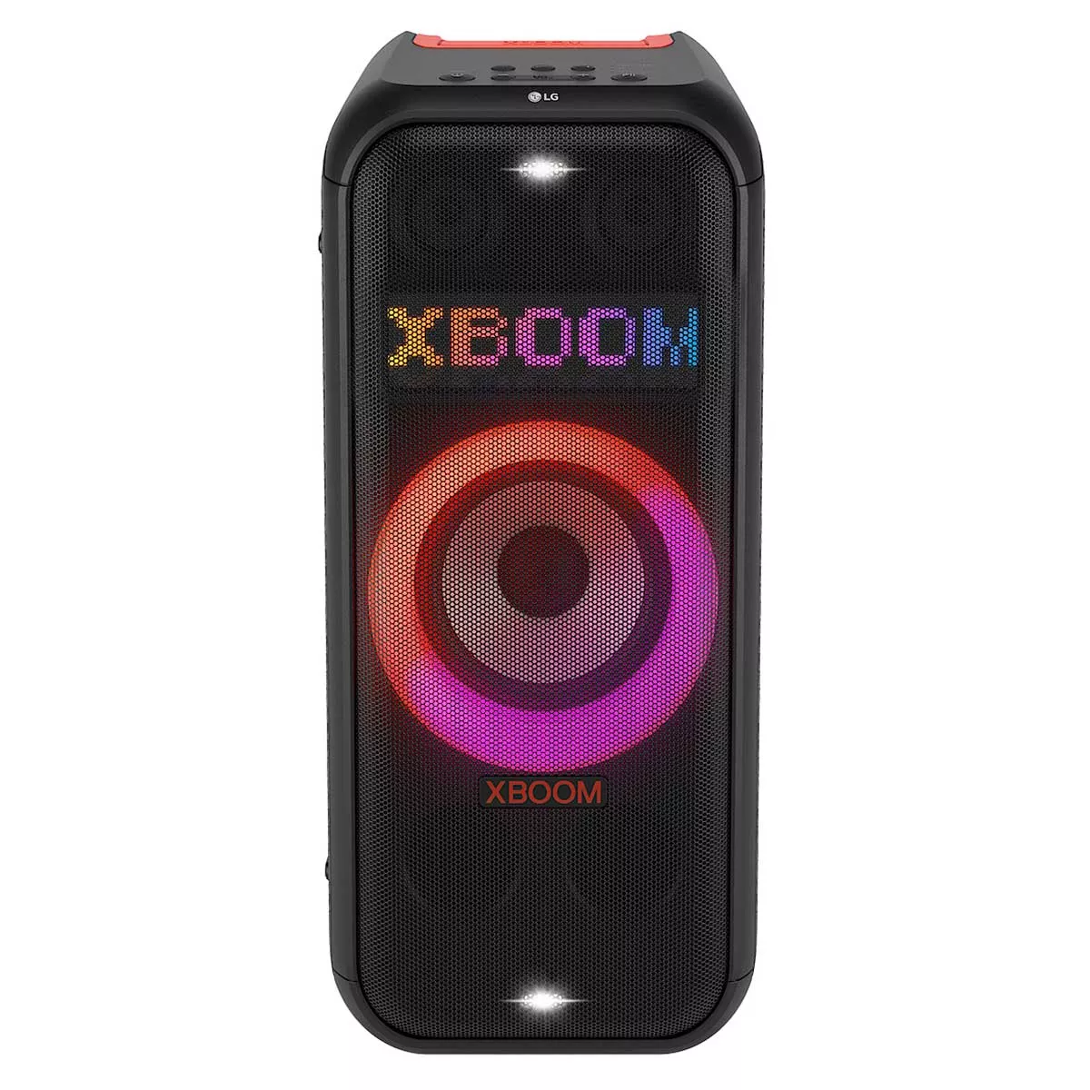 Caixa De Som Partybox Lg Xboom Xl7s Bateria 20h 250w Rms Display De Pixel Led Ipx4 Sound Boost