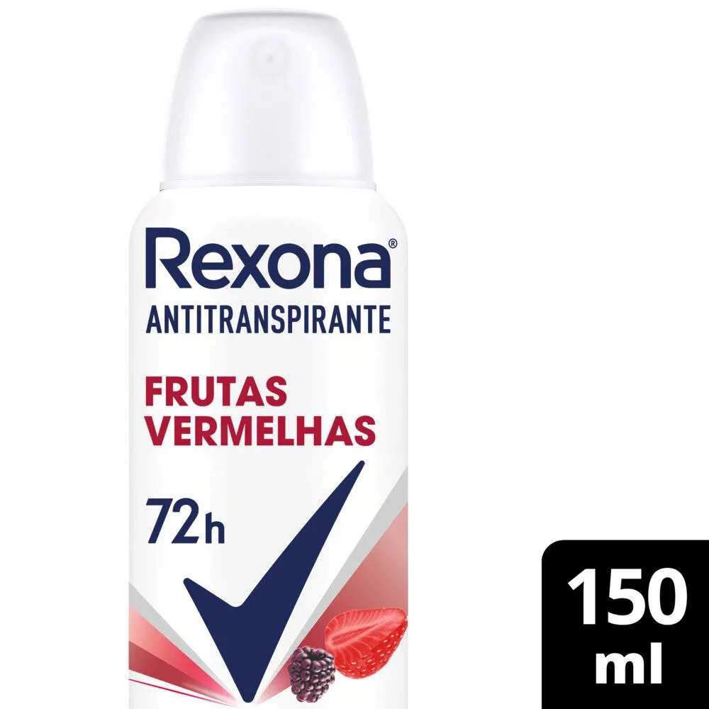 [compre 3 Pague 2] Desodorante Antitranspirante Aerosol Rexona Frutas Vermelhas 150ml