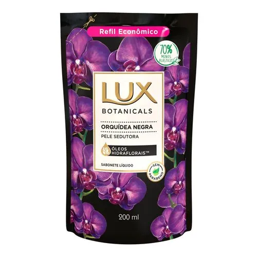 [ Leve 3 Pague 2 ] Sabonete Lquido Lux Botanicals Orqudea Negra Refil 200ml