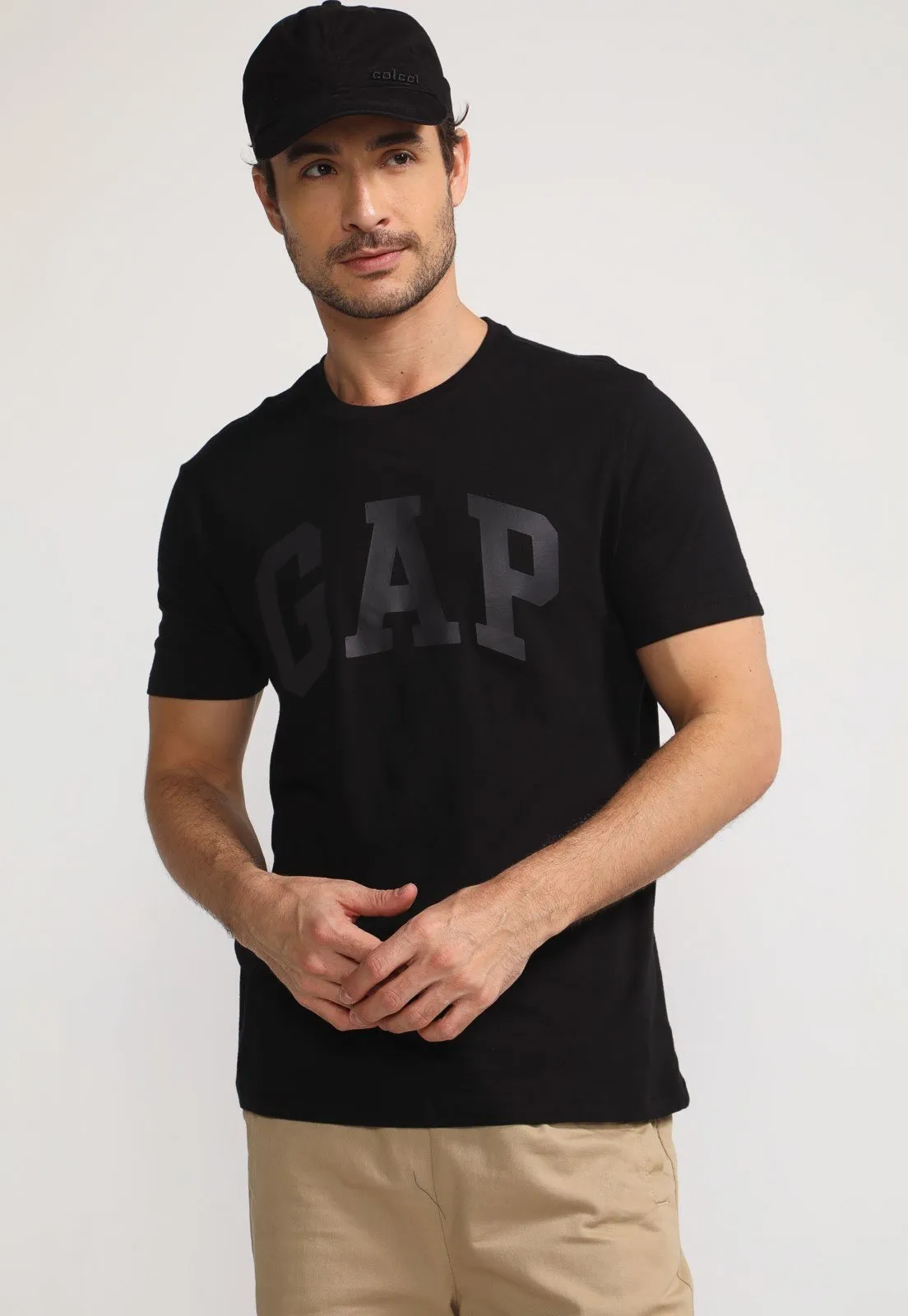 Camiseta Gap Logo Preta