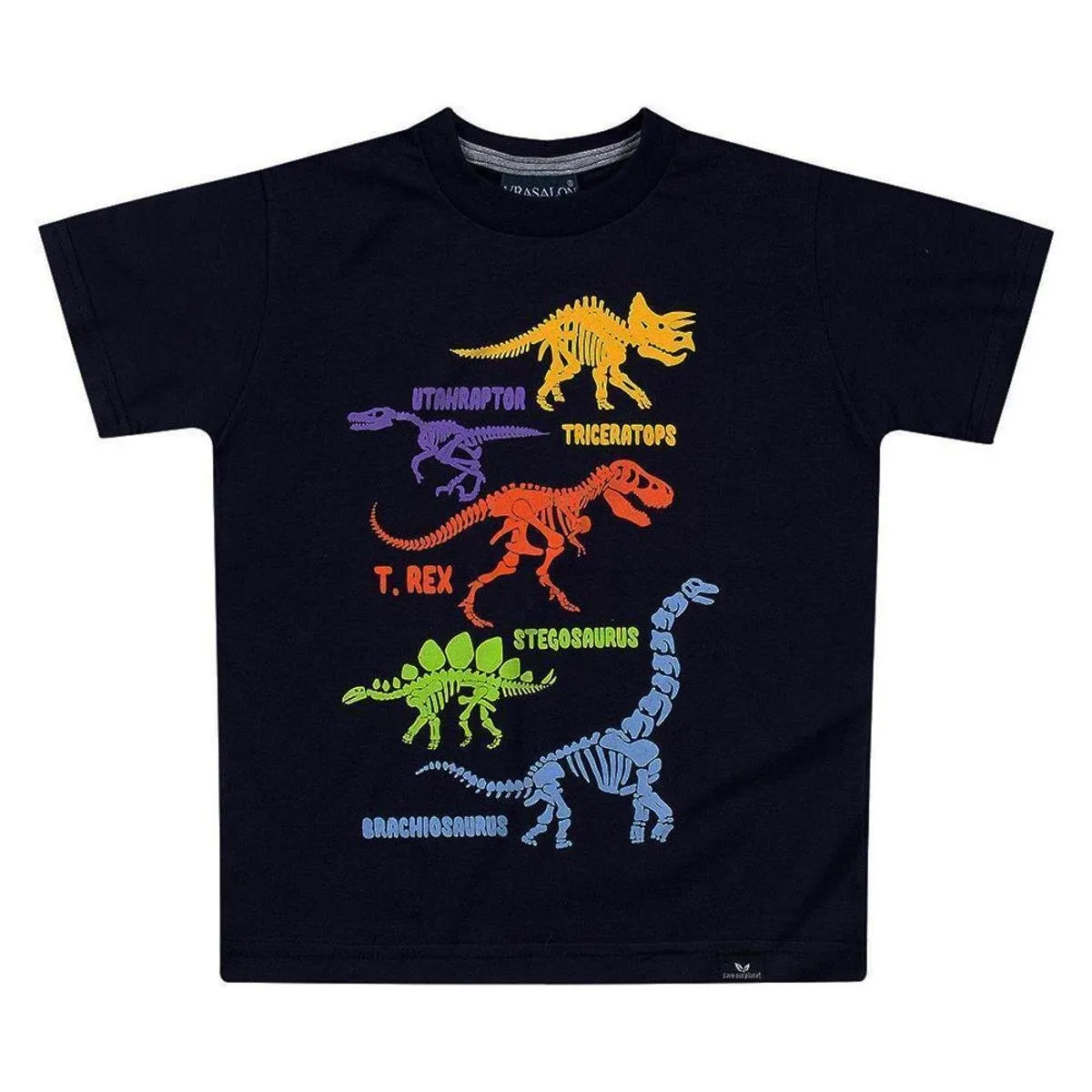 Camiseta Manga Curta Vrasalon Dinossauros Ref: 345.581 1/3