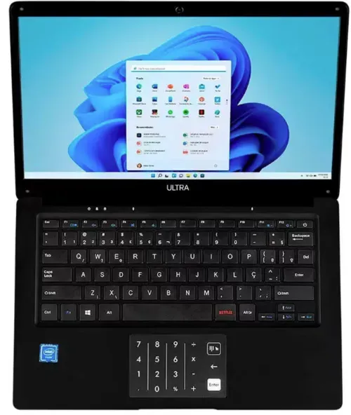 Notebook Ultra 14,1 Pol Hd Core I5 8gb 256gb Ssd Windows 11 Home Preto - Ub540