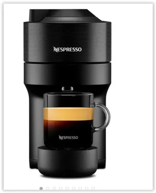 Cafeteira Nespresso Vertuo Pop Preta Para Caf Espresso Manual - Gcv2br + R$ 100 Em Capsulas