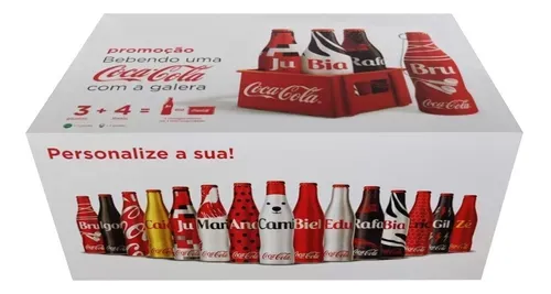 Caixa Fechada Coca Cola 25 Mini Garrafinhas