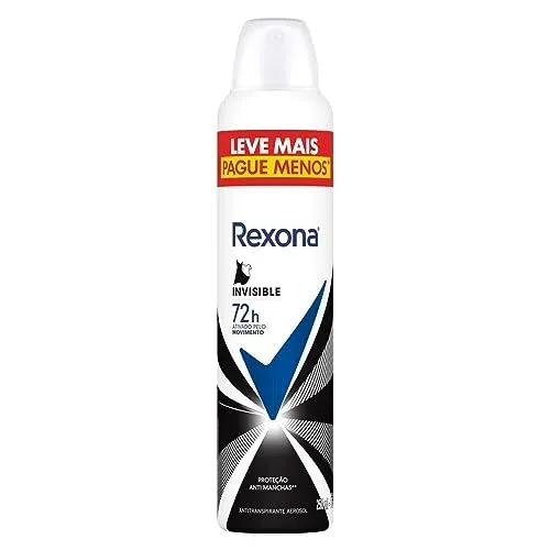 [lev 3 Pag 2] Desodorante Antitranspirante Aerossol Invisible Rexona 250ml