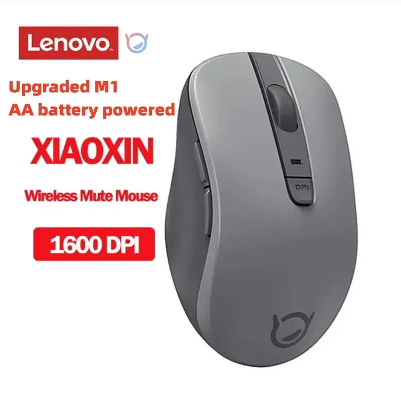 (novo Usurio/taxa Inclusa) Mouse Lenovo M1 Bluetooth Com 2 Botes Laterais