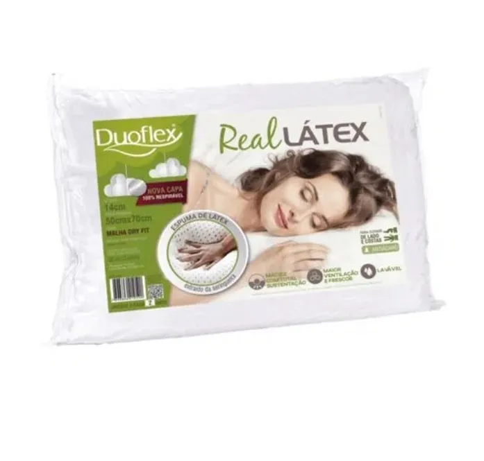 Travesseiro Real Latex 14cm Duoflex