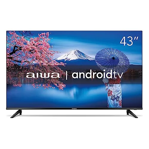Smart Tv Aiwa 43, Android, Full Hd, Borda Ultrafina, Hdr10, Dolby udio - Aws-tv-43-bl-02-a