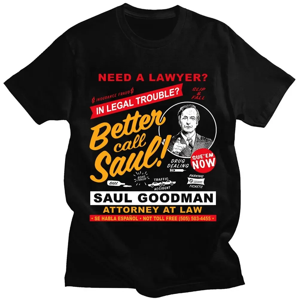 Camiseta Estampada Better Call Saul (breaking Bad)
