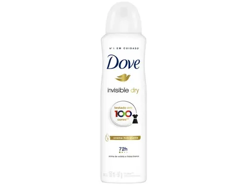 Desodorante Antitranspirante Aerossol Dove Invisible Dry Feminino 72 Horas 150ml