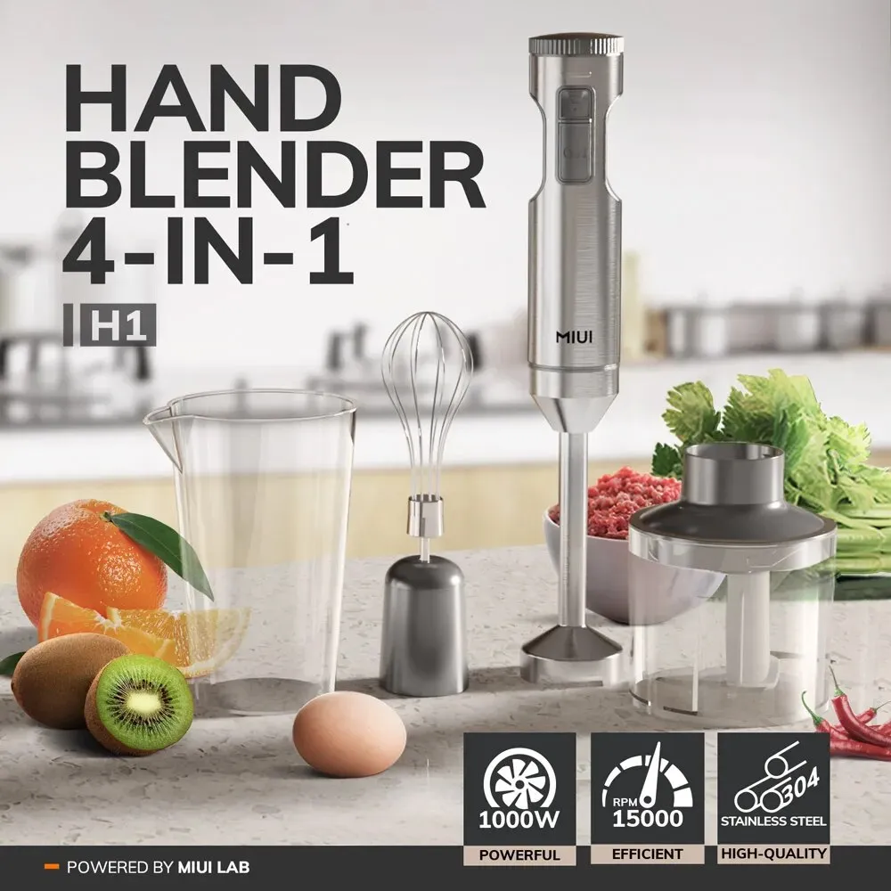 Miui Blender 4 Em 1 - Misturador De Alimentos De Imerso Manual