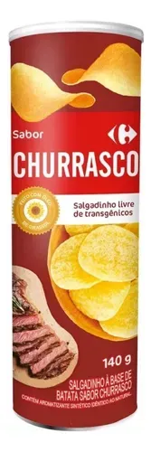 Salgadinho De Batata Carrefour Churrasco 140g
