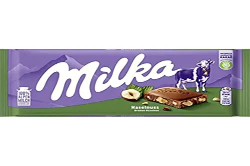 [mais Por Menos R$ 10,96] Milka Chocolate Ao Leite Hazelnut 100g