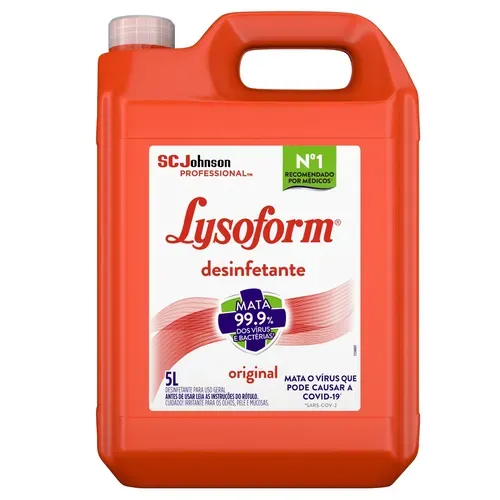 Desinfetante Lysoform Uso Geral Original 5l