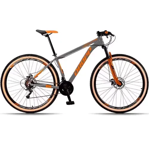 Bicicleta 29 Dropp Sx Evo 21v Cmbio Shimano Cinza+laranja