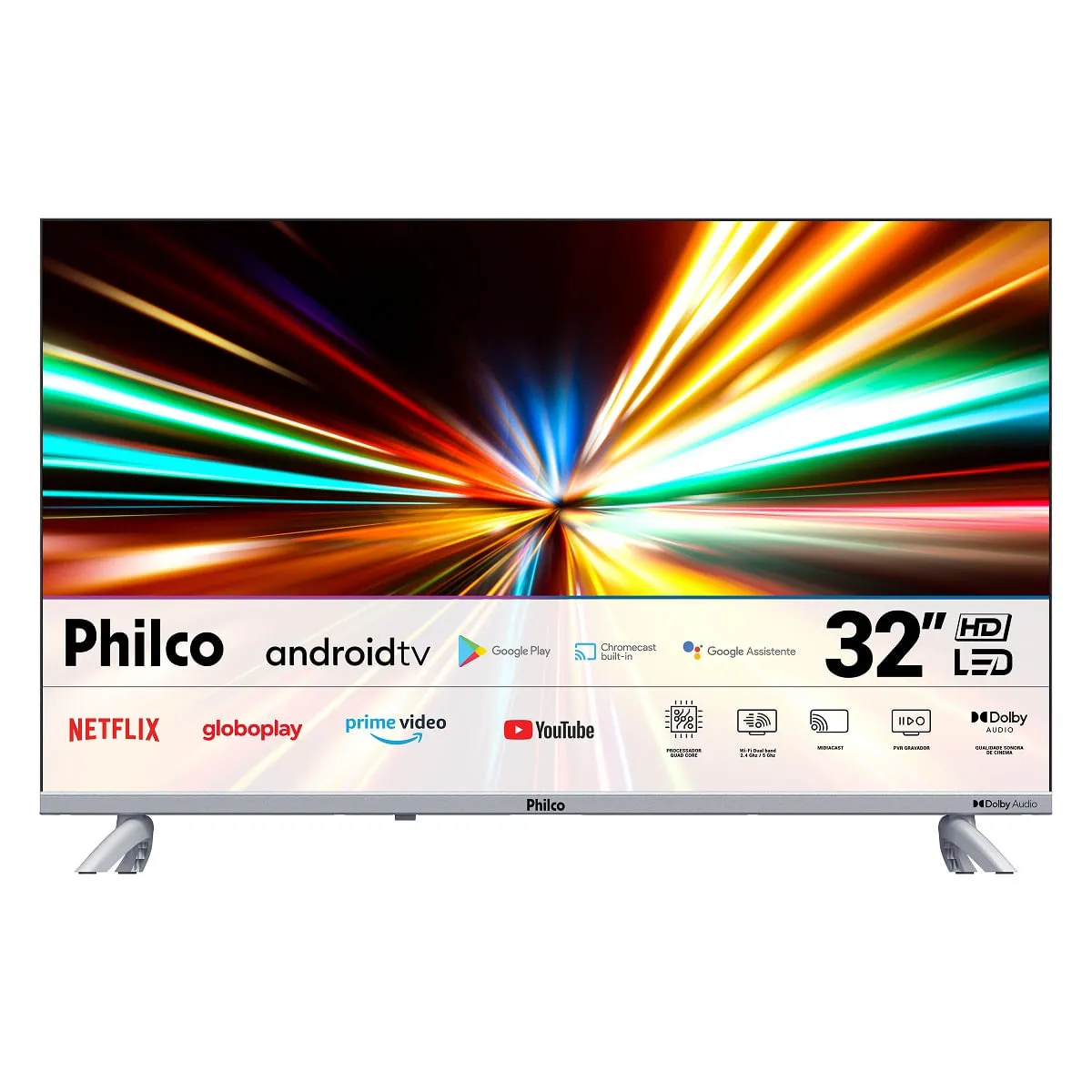 Smart Tv Philco 32 Polegadas Ptv32g23agssblh Hd Led Dolby Audio Android Tv