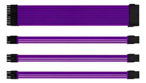 Kit Cabo Sleeved Mancer Mr110, 1x24p, 1x4+4p, 2x6+2p, Roxo, Mcr-mr110-prp