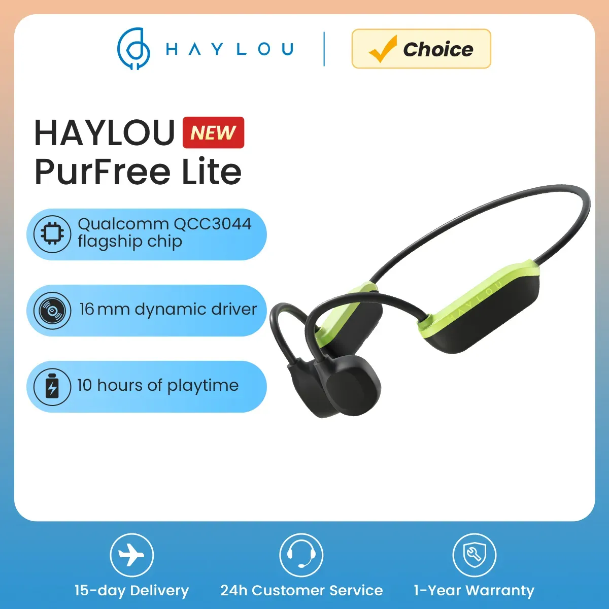 Haylou Purfree Lite Bone Conduo Headphones
