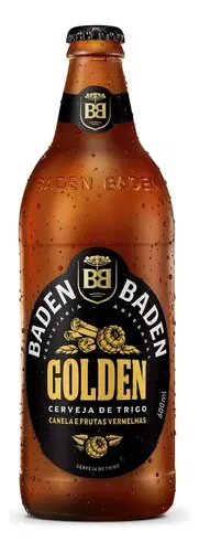 Cerveja Golden 600ml Baden - R$ 10,99