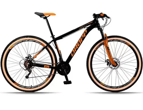 Bicicleta 29 Dropp Sx Evo 21v Cmbio Shimano Cinza+laranja