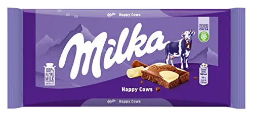[mais Por Menos R$ 10,96] Chocolate Milka Mix Happy Cows 100g