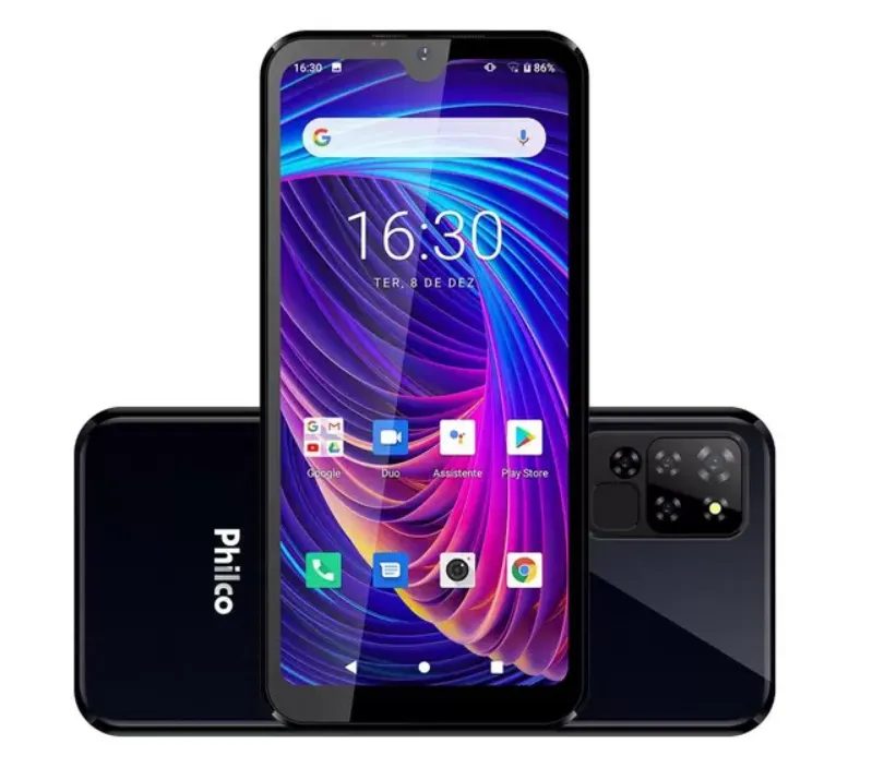 Smartphone Philco Hit P8, 32gb, 3gb Ram, Octa Core, Cmera 13mp, Tela Infinita De 6, Dark Blue - 98253010