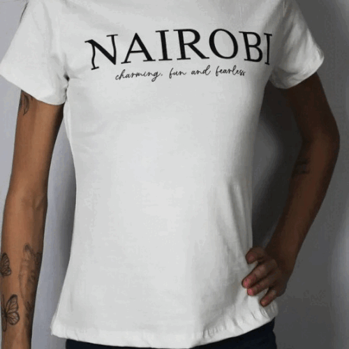 [br | Moedas]camisa T-shirt Nairobi Estampada