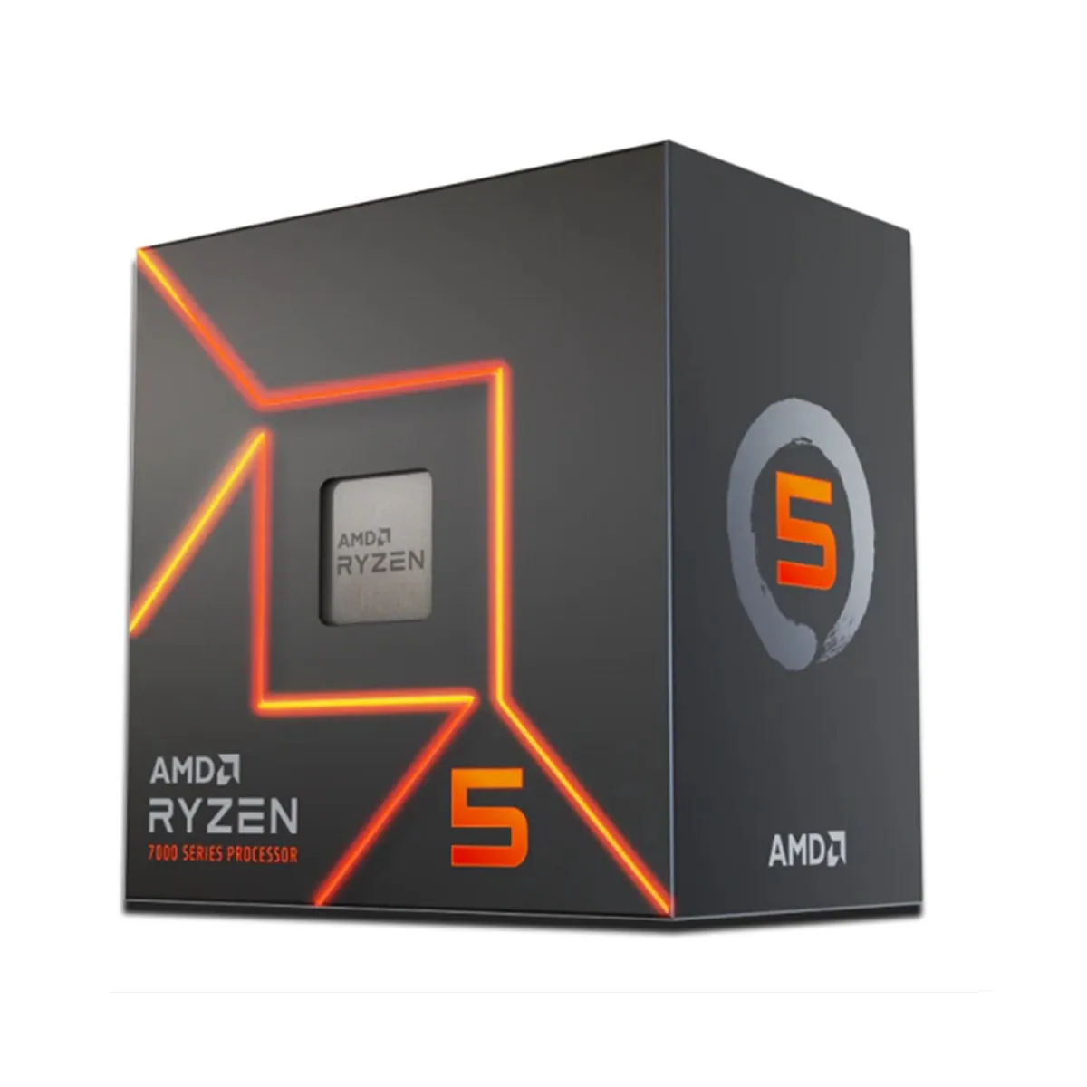 Processador Amd Ryzen 5 7600 Am5 3.8ghz (5.1ghz Turbo) 6 Cores 12 Threads 32mb Cache Wraith Stealth - 100-100001015box