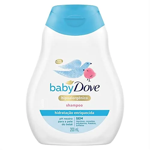 [rec] [leve + Por - R$7,49] Shampoo Baby Dove Hidratao Enriquecida 200 Ml, Baby Dove, 200 Ml