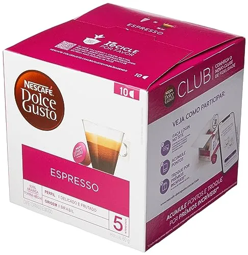 (rec) (mais Por Menos R$10,49) Nescafe Dolce Gusto, Espresso, 10 Cpsulas