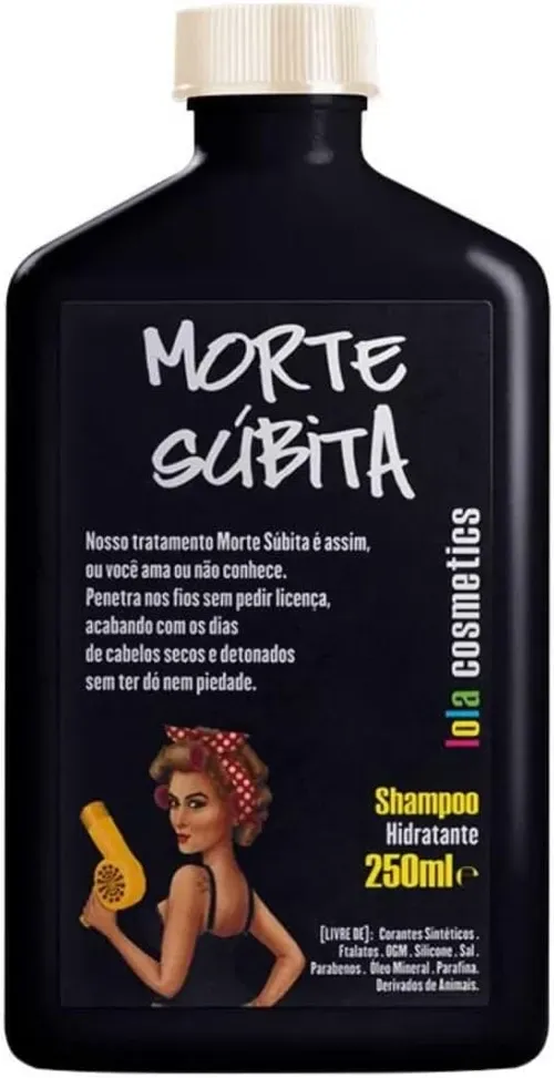 [ Prime | Rec | + Por - R$ 12,30 ] Lola Cosmetics, Shampoo Hidratante Morte Subita, 250ml