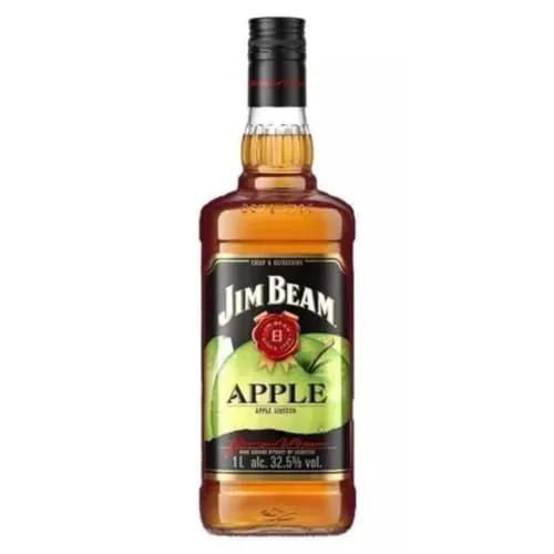 Jim Beam Whiskey Bourbon Americano Apple 1 Litro Abv 32 5%