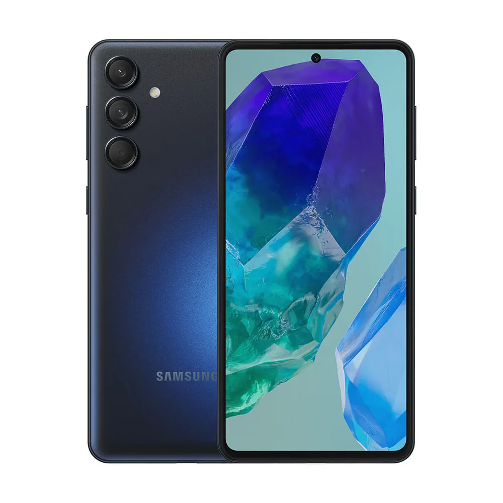 [empresas] Celular Samsung Galaxy M55 5g, Cmera Tripla At 50mp, Tela 6.7", 256gb Azul Escuro