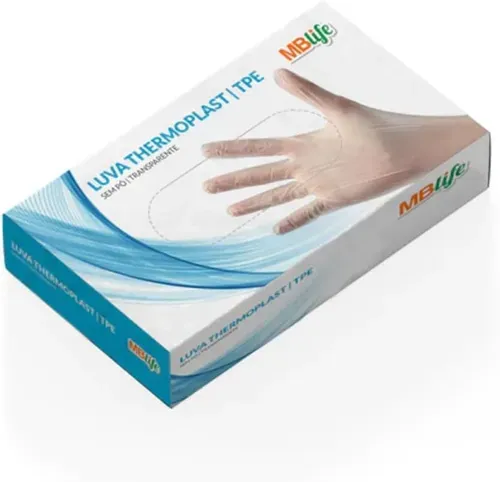 [regional] Medix Luva Thermoplast Sem P Mblife Tamanho M (viniflex) - Caixa Com 100 Unidades